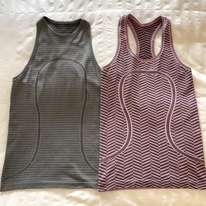[Only Grey] Lululemon Swiftly Tech Tank Top Lot, Racerback, High-Neck: 4